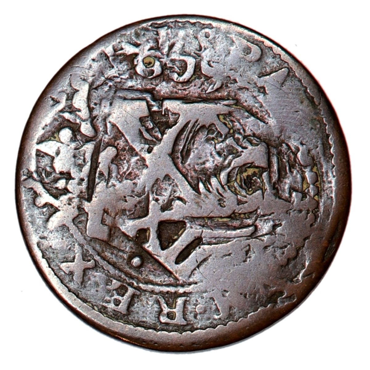 Spania, 8 maravedis 1655-1658