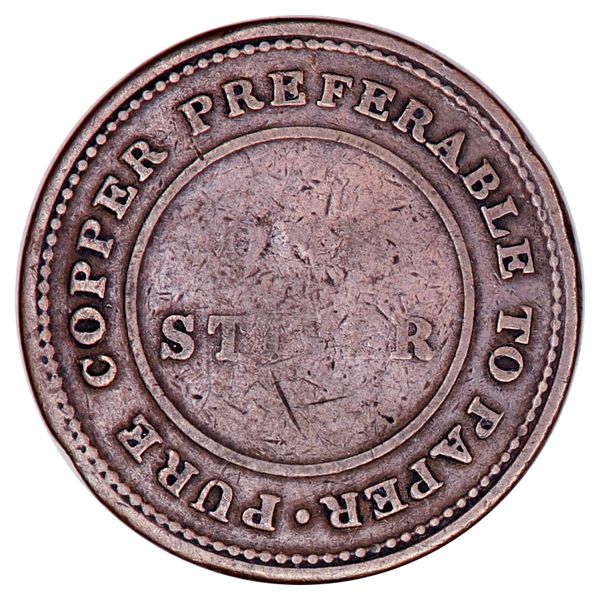 Hovedbilde Canada,1 stiver 1838, token