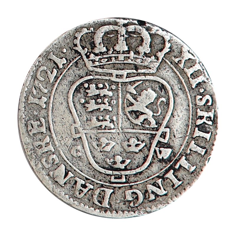Frederik IV, 12 skilling 1721