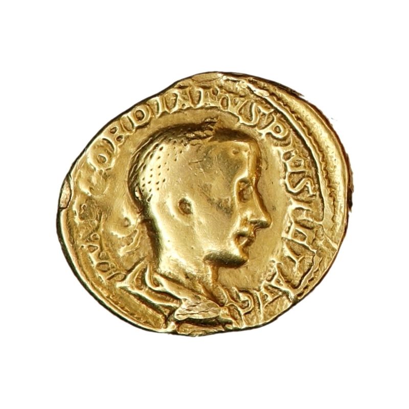 Gordian III, gullmynt fra tenåringskeiseren, år 238-244