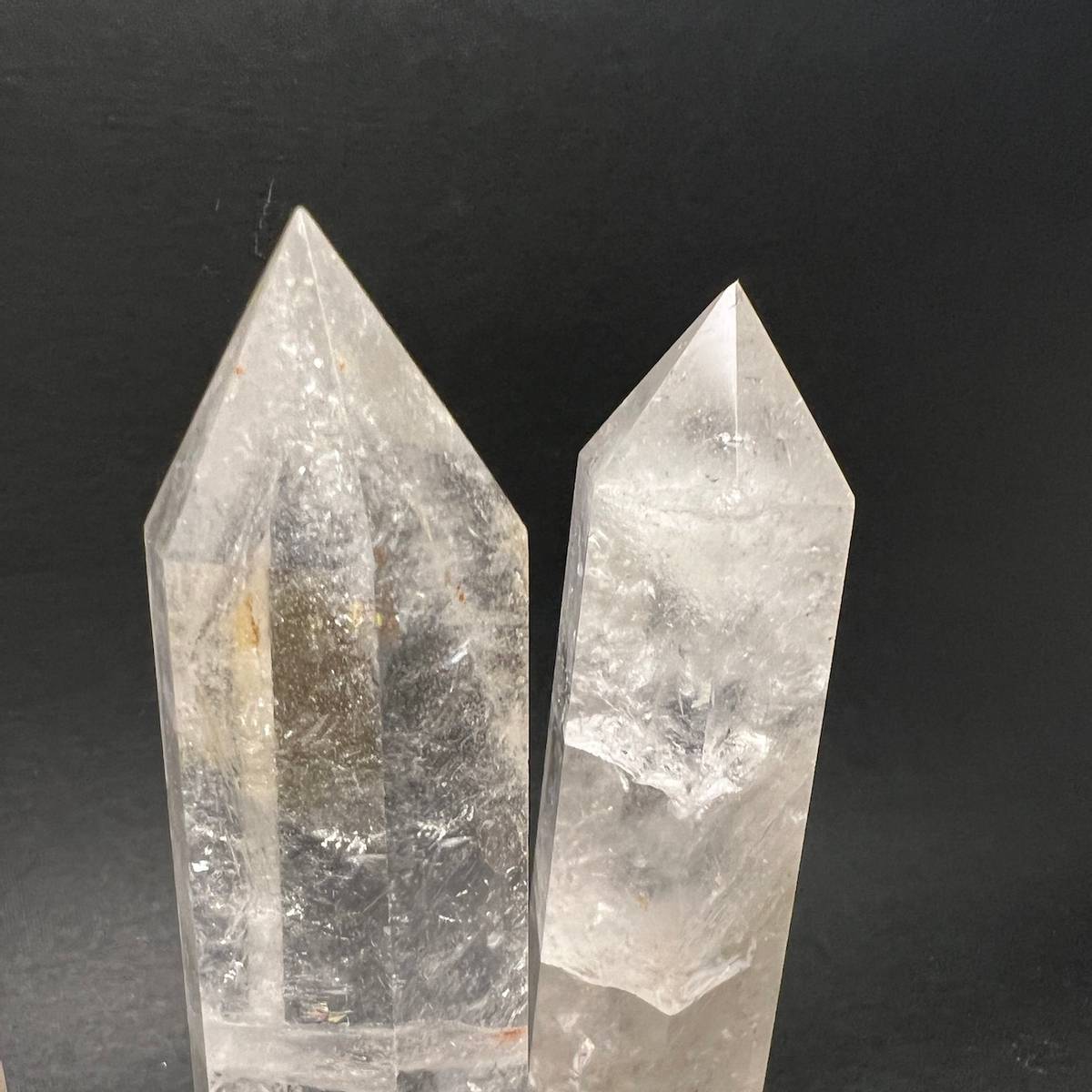 Steintårn av kvarts/bergkrystall (8 - 9 cm)