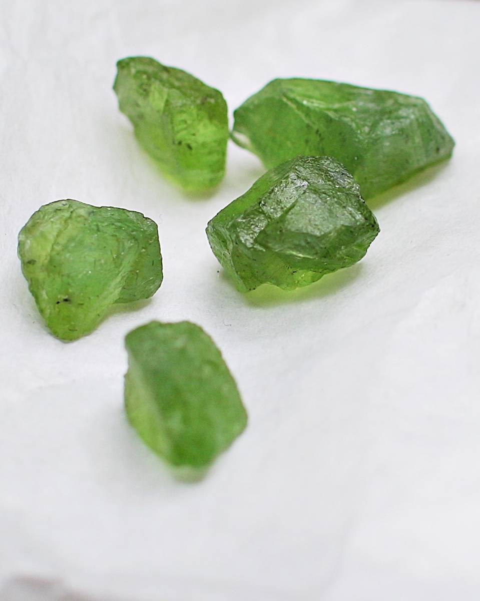 Peridot (olivin), råstein, Åheim
