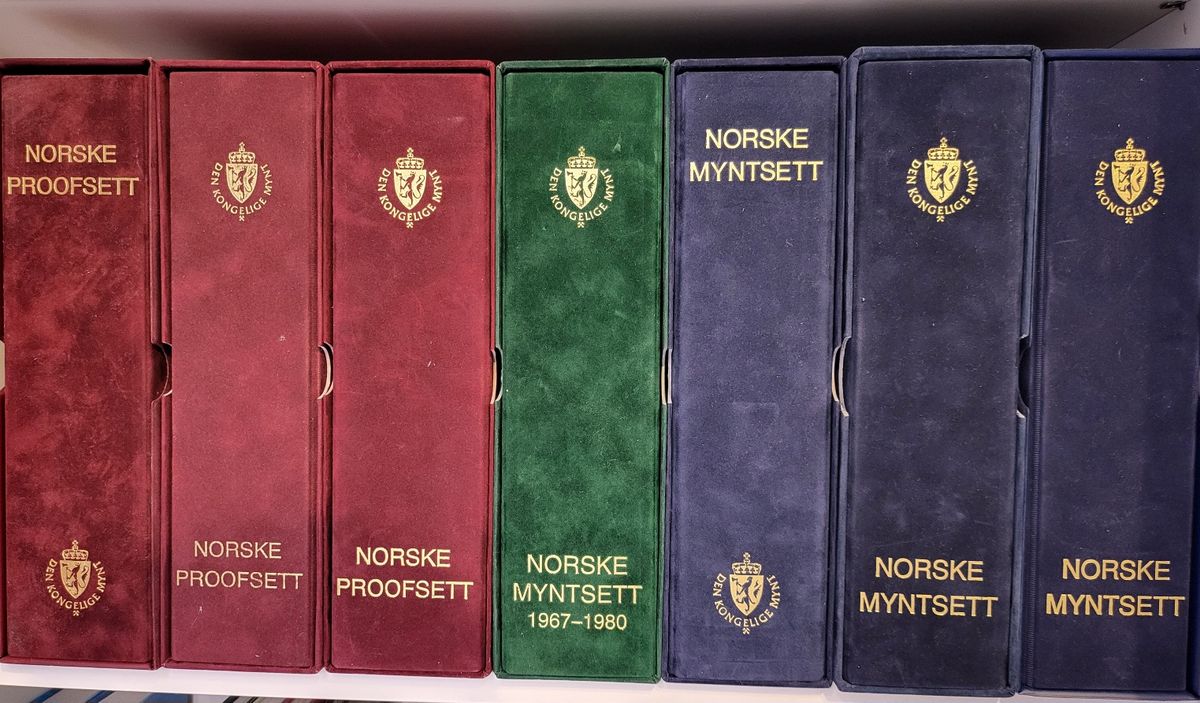 7 album, myntsett 1974-2004
