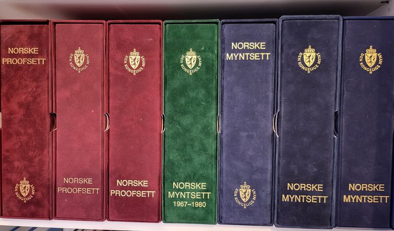 7 album, myntsett 1974-2004