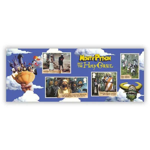 Hovedbilde Monty Python and the Holy Grail: 4 ulike frimerker 