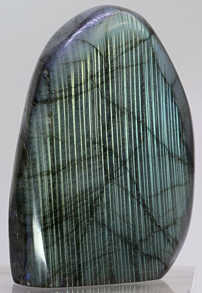 Hovedbilde Labradoritt/spektrolitt, helslipt (labradorite, spectrolite)