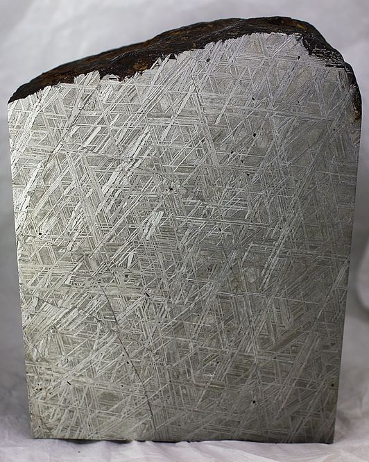 Hovedbilde Jernmeteoritt Muonionalusta, etset endestykke, 10,0 kg, NYDELIG!