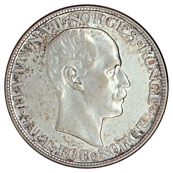 Hovedbilde 2 kroner 1913, kv. 1+