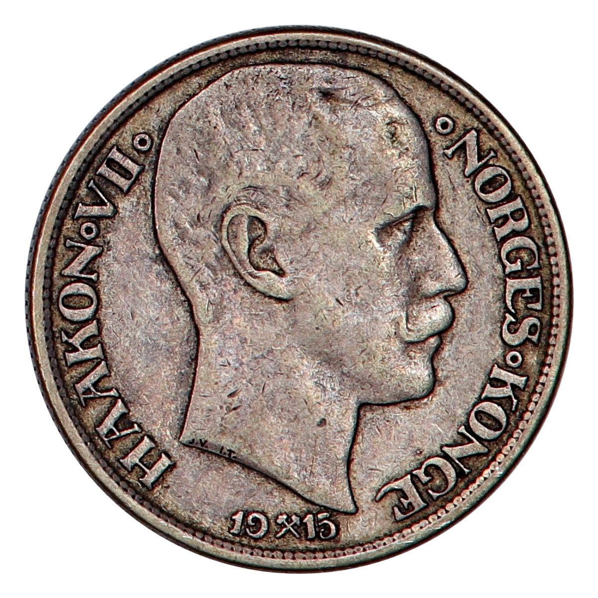 1 krone 1915, kv.1/1+
