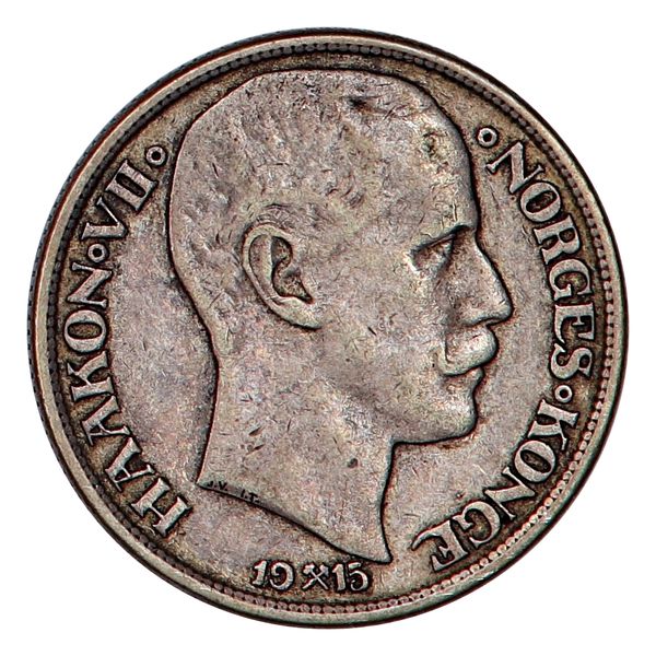 Hovedbilde 1 krone 1915, kv.1/1+