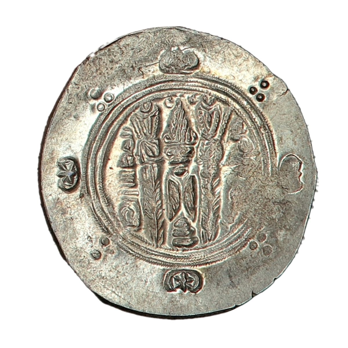 Vikingmynt, Tabaristan, halvdrakme, år 770-789