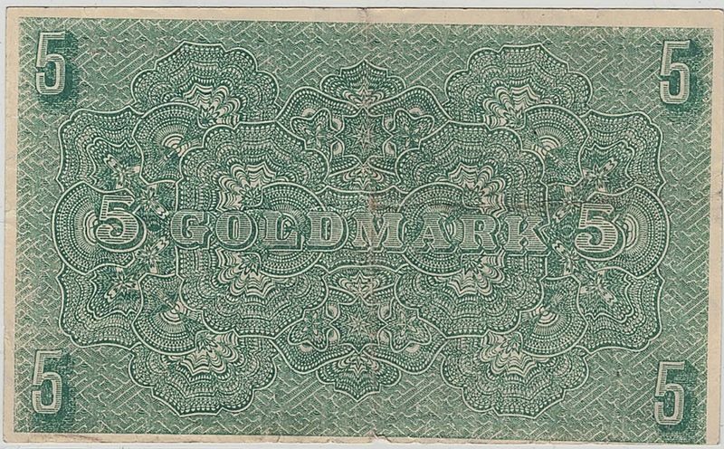 Hamburgische Bank, 5 goldmark 1923