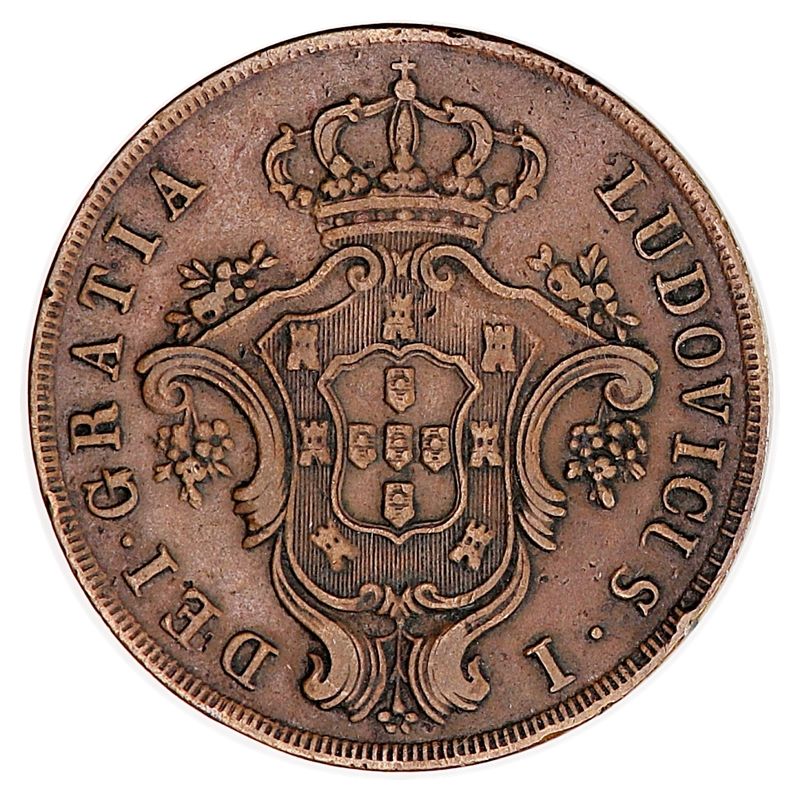 Azorene, 20 reis 1865