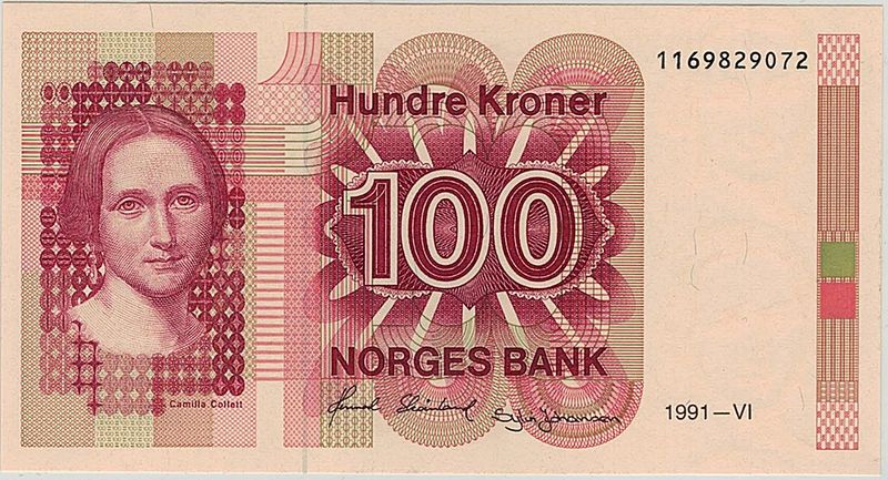 100 kroner 1991, kv. 0