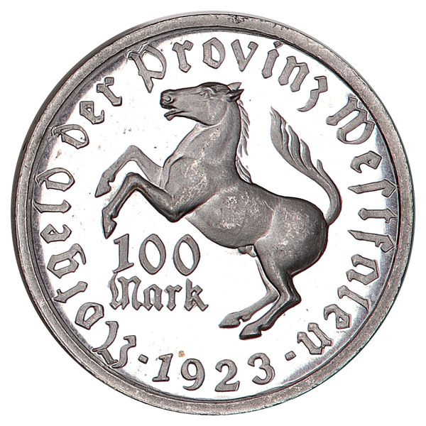 Hovedbilde Westfalen, 100 mark 1923