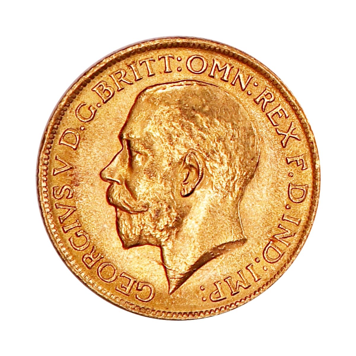 Storbritannia, 1 sovereign 1914, 7,32 g gull
