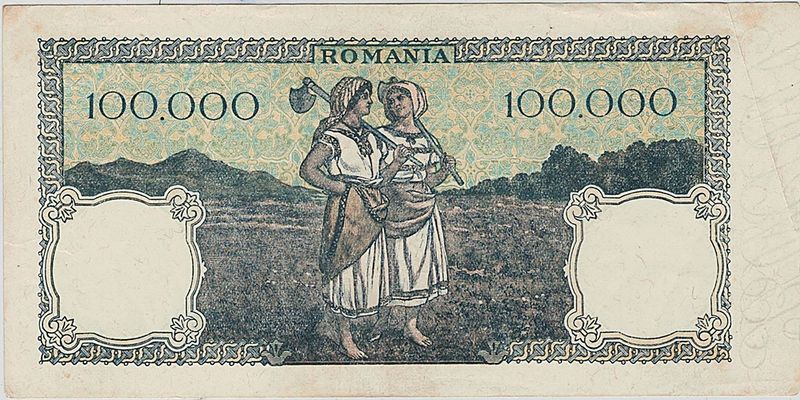 Romania, 100 000 lei 1946